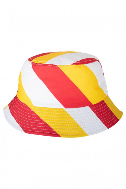 Chapeau de pêcheur Rouge/Blanc/Jaune