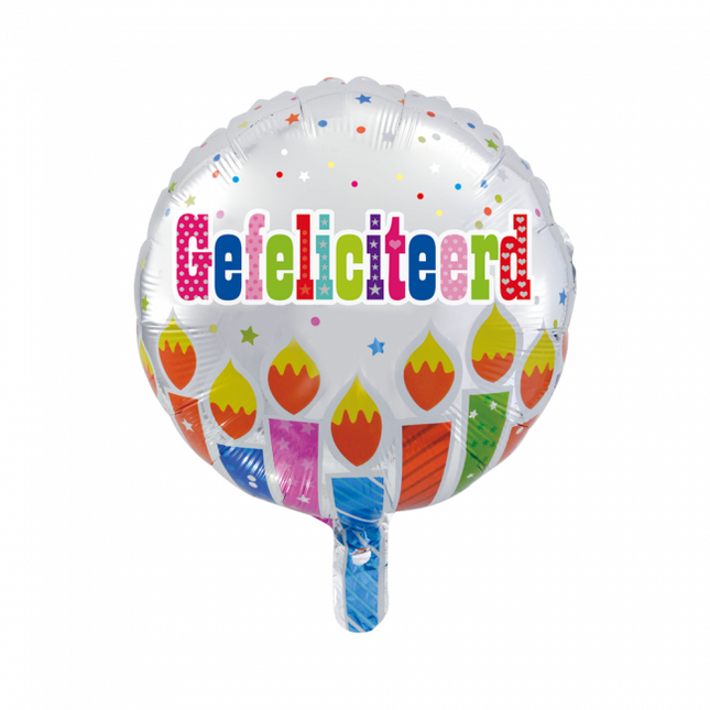 Ballon à l'hélium Félicitations 45cm vide