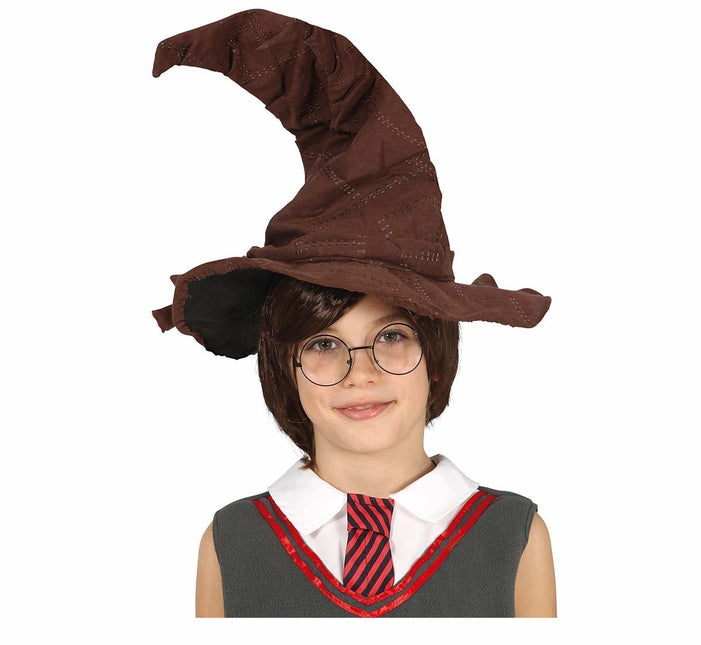 Chapeau marron enfant sorcier