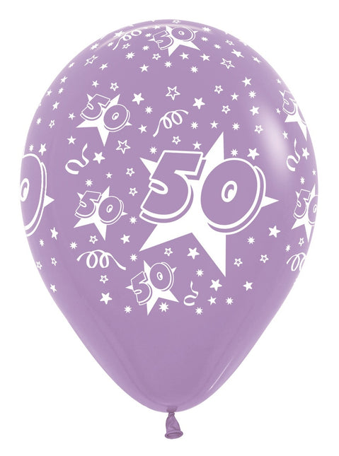 Ballons de baudruche Nombre 50 Mix 30cm 25pcs