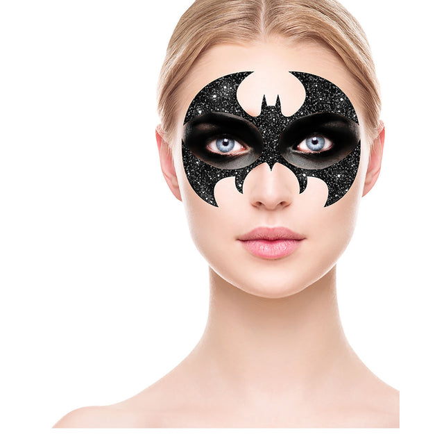 Face Stickers Bat Glitter 20cm