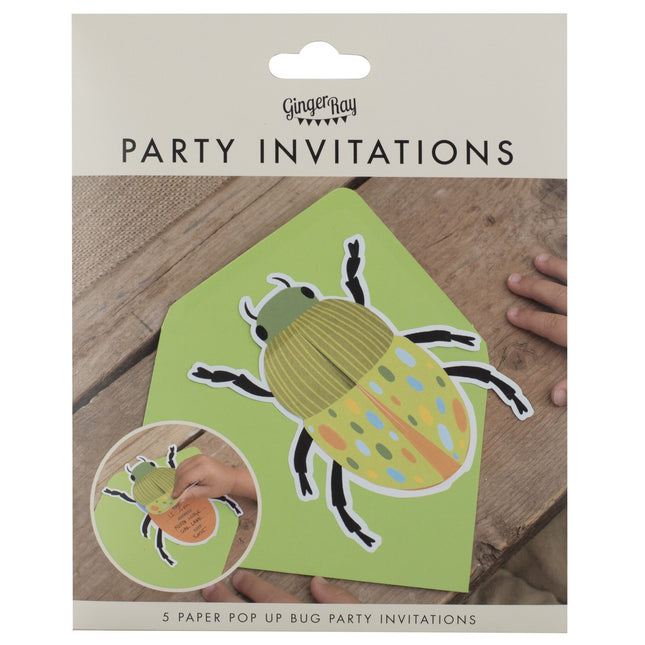 Invitations Coccinelle 5pcs