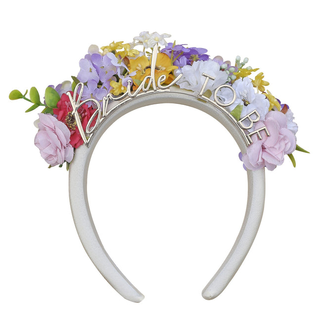 Bride To Be Hairband Flowers