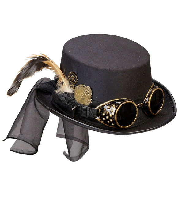 Chapeau lunettes Steampunk