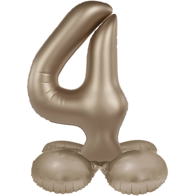 4 Year Figure Balloon Gold 72cm