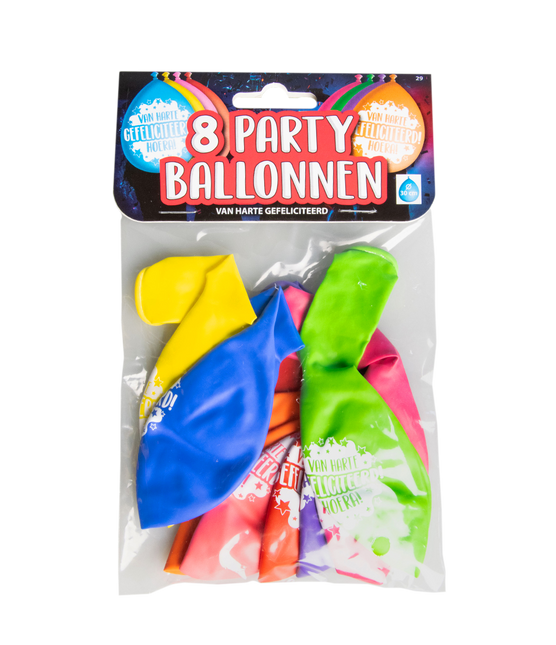 Ballons d'anniversaire Félicitations 30cm 8pcs