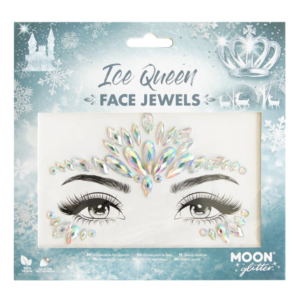 Moon Glitter Face Jewels Ice Queen (Reine des glaces)