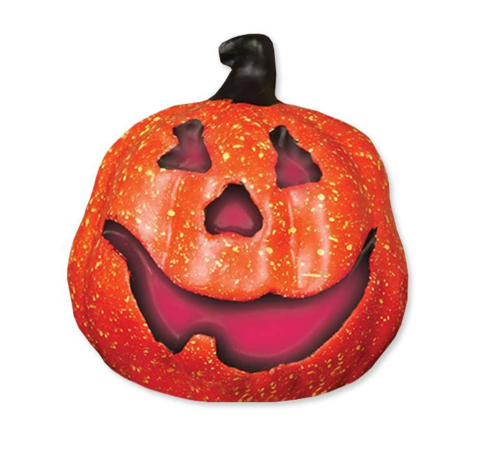 Citrouille d'Halloween Deluxe avec lumière 15cm