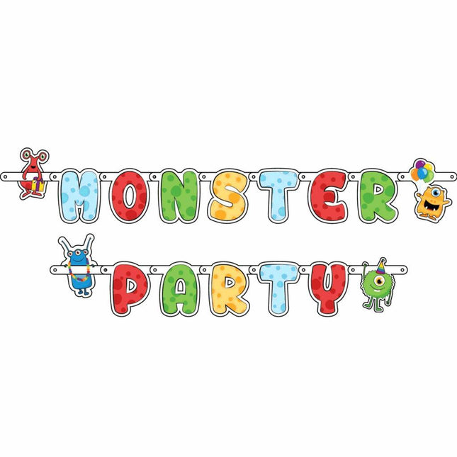 Guirlande de lettres Monster 1.8m