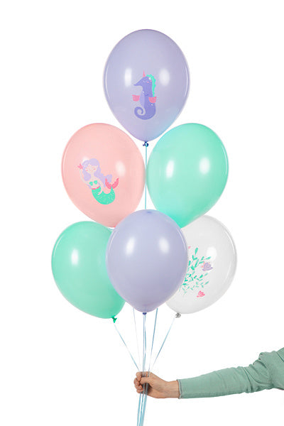 Ballons de sirène 30cm 6pcs