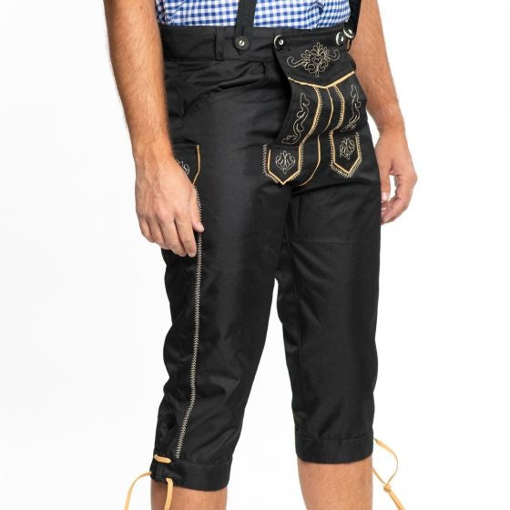 Lederhosen Lang noir et bretelles