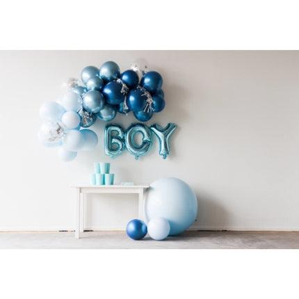 Jeu de lettres pour ballons de naissance Garçon 36cm