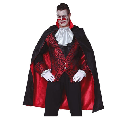 Cape d'Halloween doublure rouge 1.15m