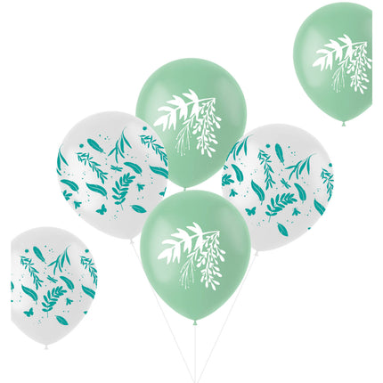 Ballons Nature Vert 33cm 6pcs