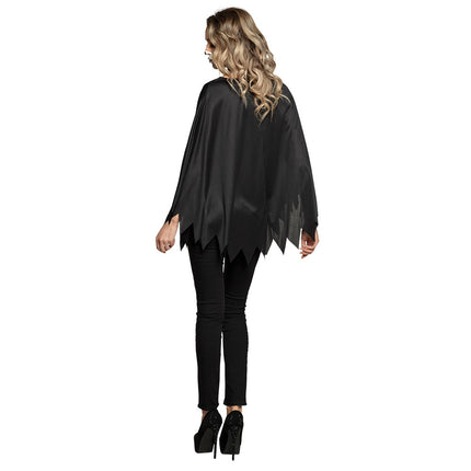 Poncho squelette d'Halloween