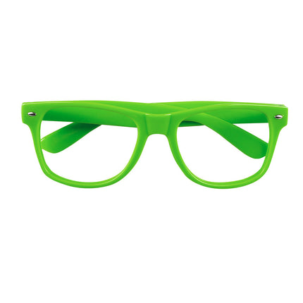 Lunettes de fête vert fluo