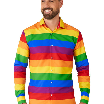 Chemise arc-en-ciel Hommes Suitmeister