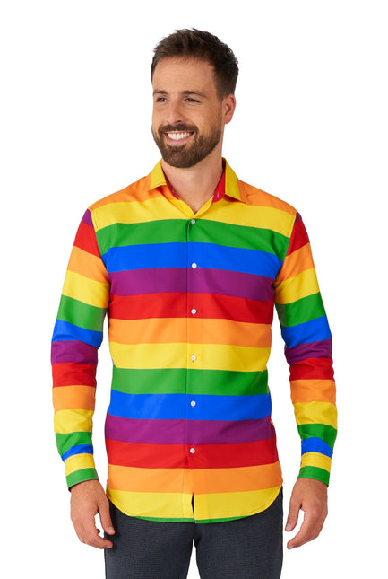 Chemise arc-en-ciel Hommes Suitmeister