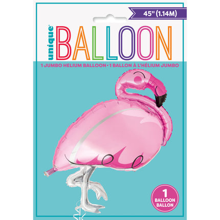 Ballon à l'hélium Flamingo 89cm vide