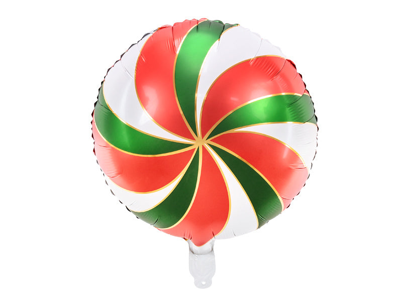 Ballon à l'hélium Candy Green Red Empty 35cm