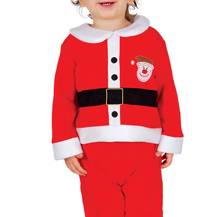 Bébé en costume de Père Noël