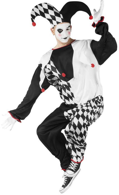 Costume de clown Jester M/L