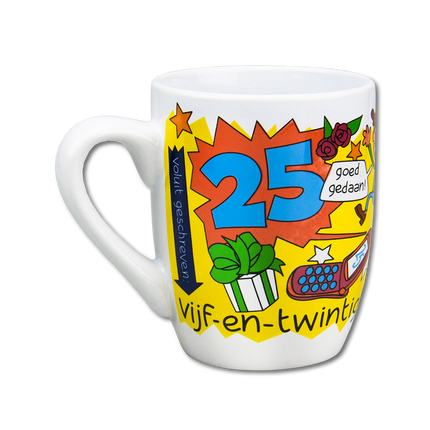 Mug 25 ans 12cm