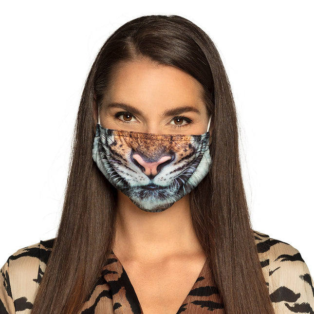 Masque buccal Tigre réutilisable