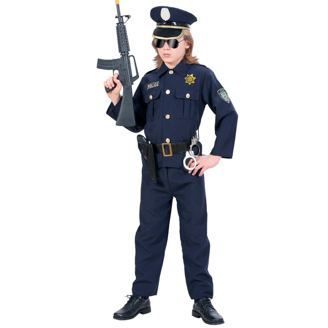 Costume de policier enfant 4 pièces