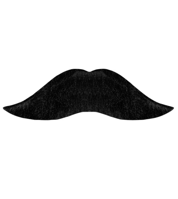 Fausse moustache noire grande