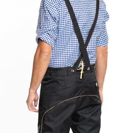 Lederhosen Court Noir et Bretelles