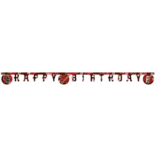 Guirlande de lettres Lego Ninjago Joyeux anniversaire 2m