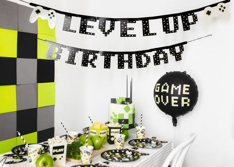 Bannière de jeu Level Up Birthday 2.5m