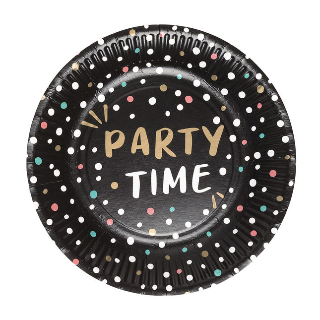 Party Time Assiettes en papier 23cm 8pcs