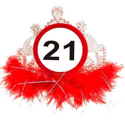 Crown 21 Years Panneau de signalisation