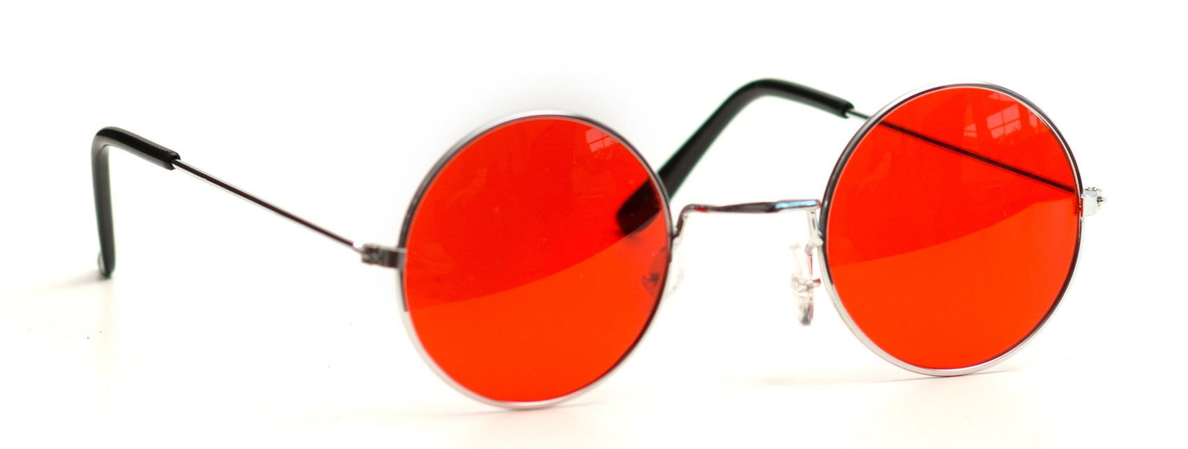 Lunettes hippies rouges