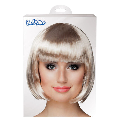 Perruque Bob Blonde Platine