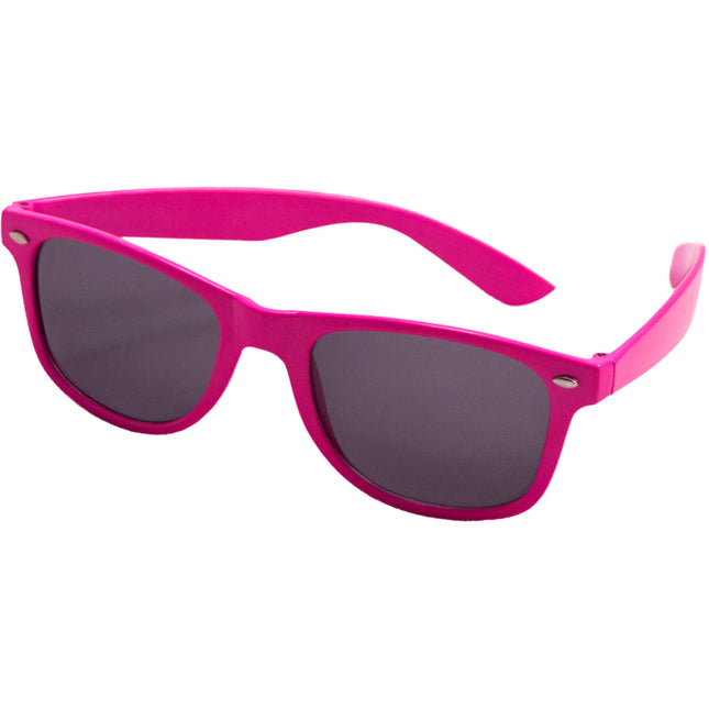 Lunettes rose fluo