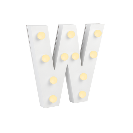 W Light Letter 16.5cm