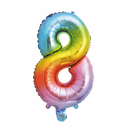 Ballon de baudruche 16" no8 arc-en-ciel