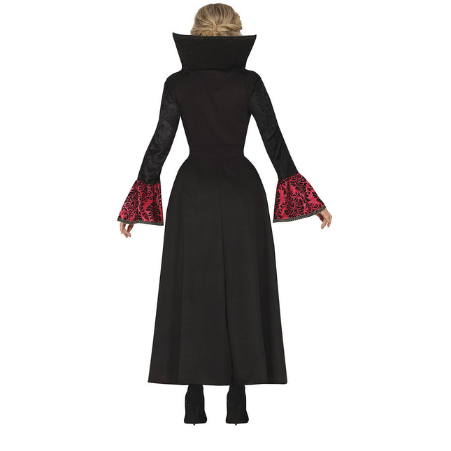 Robe d'Halloween de vampire rouge pour femme