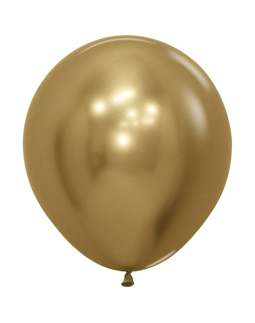 Ballons Reflex Gold 45cm 6pcs