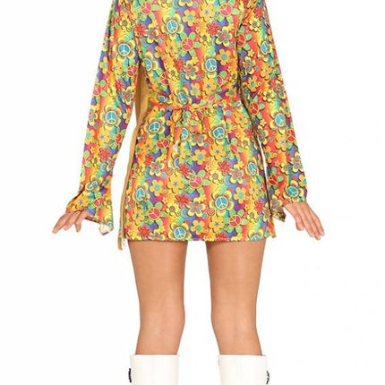 Costume Hippie 60S Dames brunes