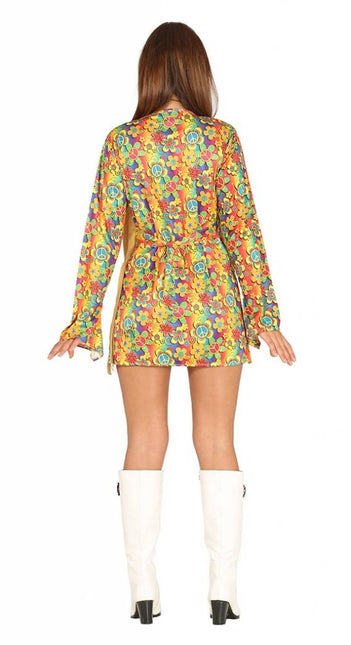 Costume Hippie 60S Dames brunes