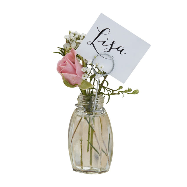 Porte-cartes avec vases 4pcs