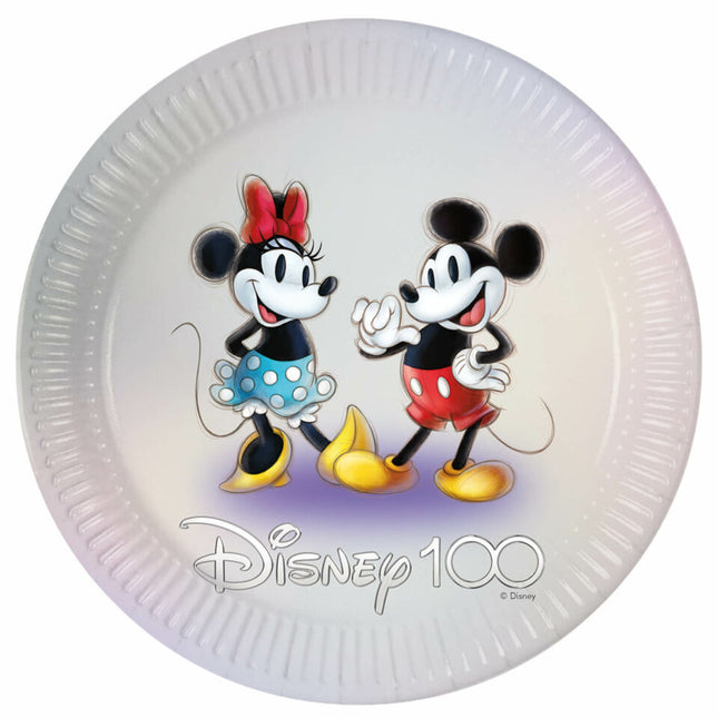 Assiettes Micky & Minnie Mouse 23cm 8pcs