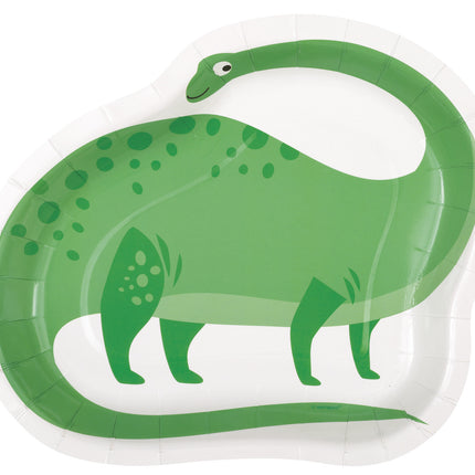 Assiettes Dino 21cm 8pcs