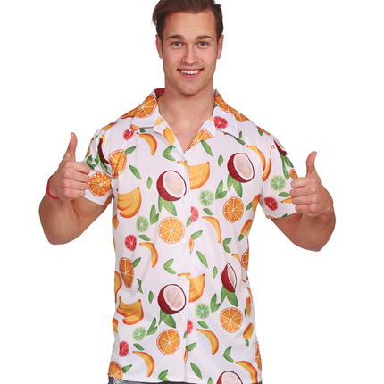 Chemise Hawaii Fruits