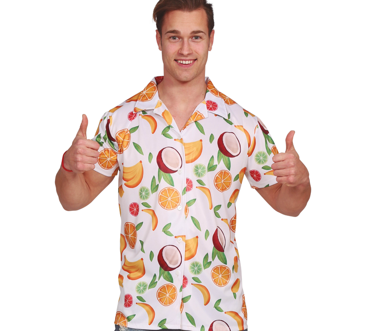 Chemise Hawaii Fruits