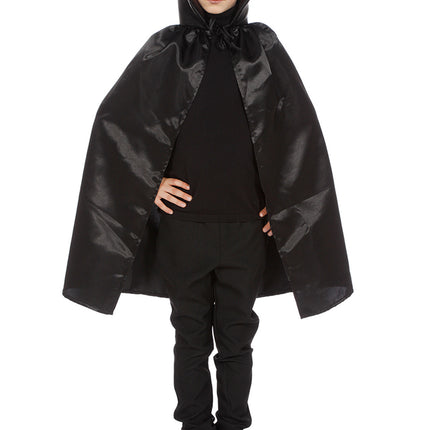 Cape d'Halloween Noir Enfant Dracula